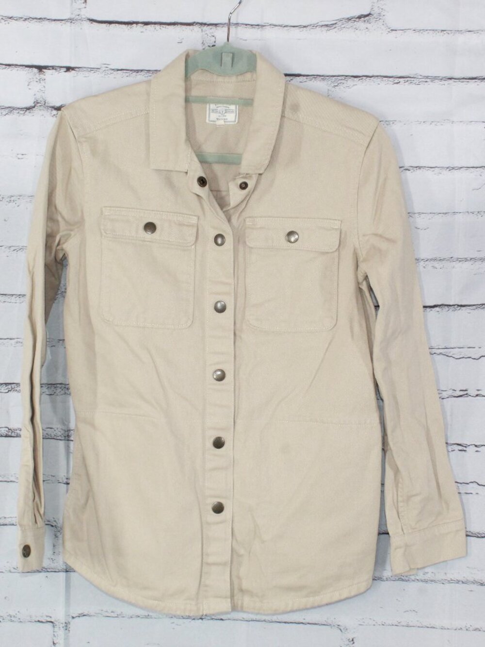 Fat Face Natural Cambourne Overshirt Shacket Casual Workwear Size 4 Small